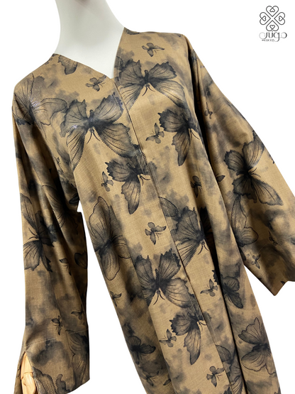 ✨ Saturn Fabric Printed Abaya