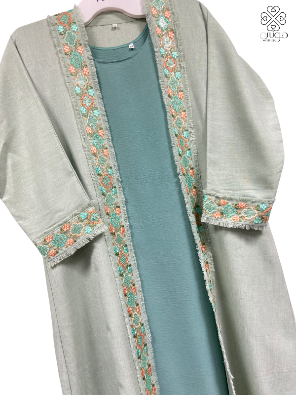 ✨ Exclusive Millions Fabric Embroidered Abaya