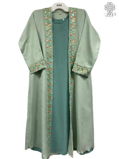 ✨ Exclusive Millions Fabric Embroidered Abaya