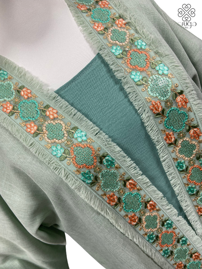 ✨ Exclusive Millions Fabric Embroidered Abaya