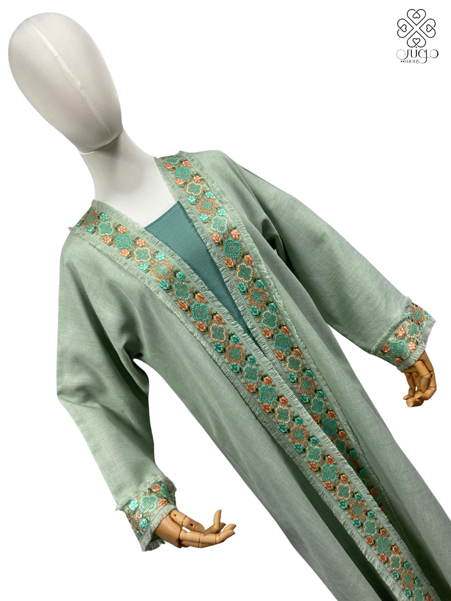 ✨ Exclusive Millions Fabric Embroidered Abaya