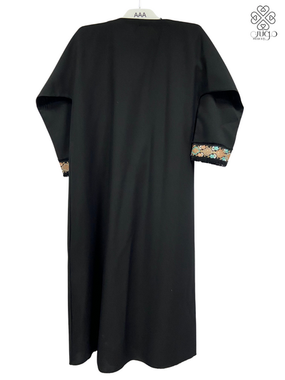 ✨ Elegant Black Millions Fabric Abaya