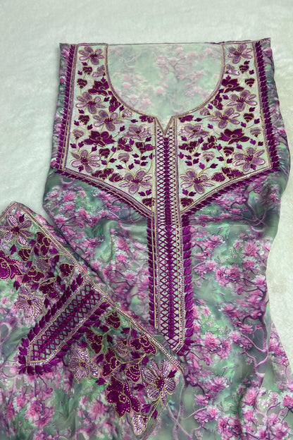 This authentic Armani silk fabric features intricate embroidery with number 6 studs, ideal for those working in fashion and tailoring with precision and taste