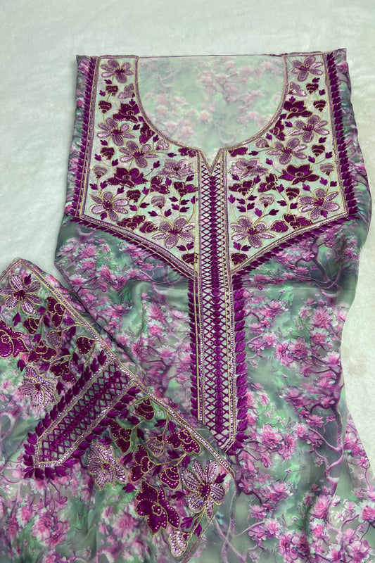 This authentic Armani silk fabric features intricate embroidery with number 6 studs, ideal for those working in fashion and tailoring with precision and taste