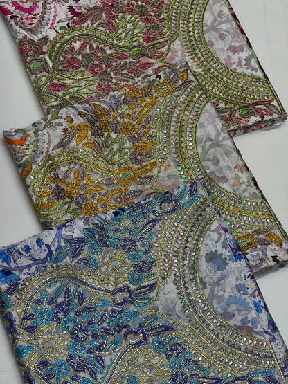 This product features contemporary Italian silk