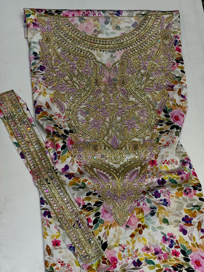 This product features contemporary Italian silk