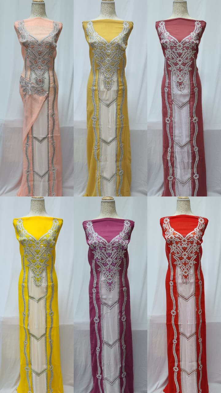 Discover our new collection crafted from luxurious chiffon with elegant pleats,